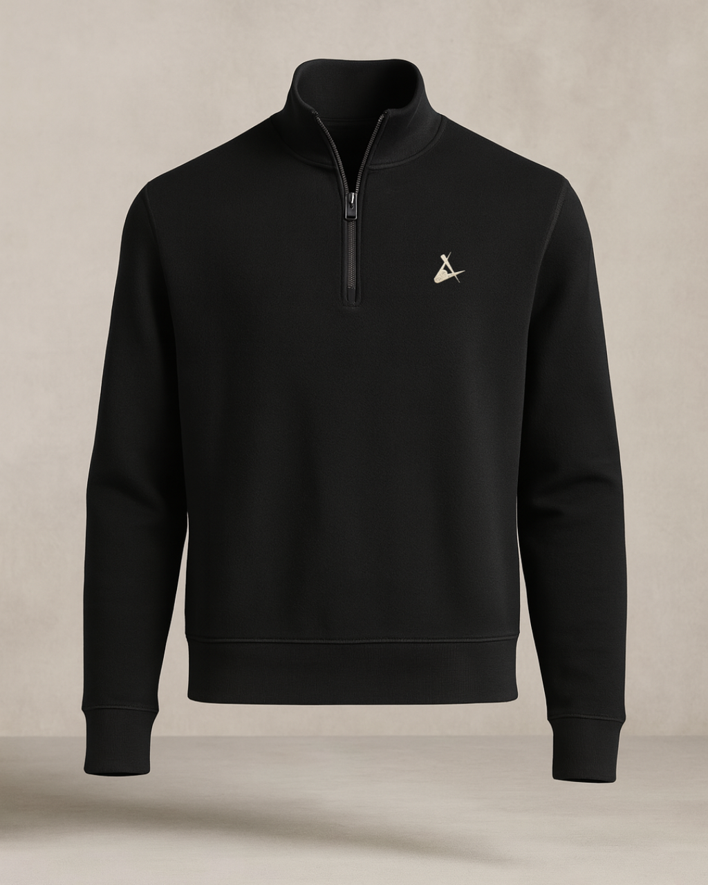 BLACK QUARTER ZIP